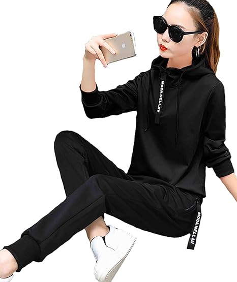 Amazon ケイミ Keimi レディース スウェット ジャージ 上下 セット パーカー セットアップ スポーツウェア スエット 上下セット トレーナー ルームウェア 部屋着 フード付き ジャージ上下セット 通販