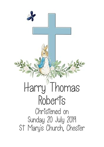 personalised peter rabbit christening gifts