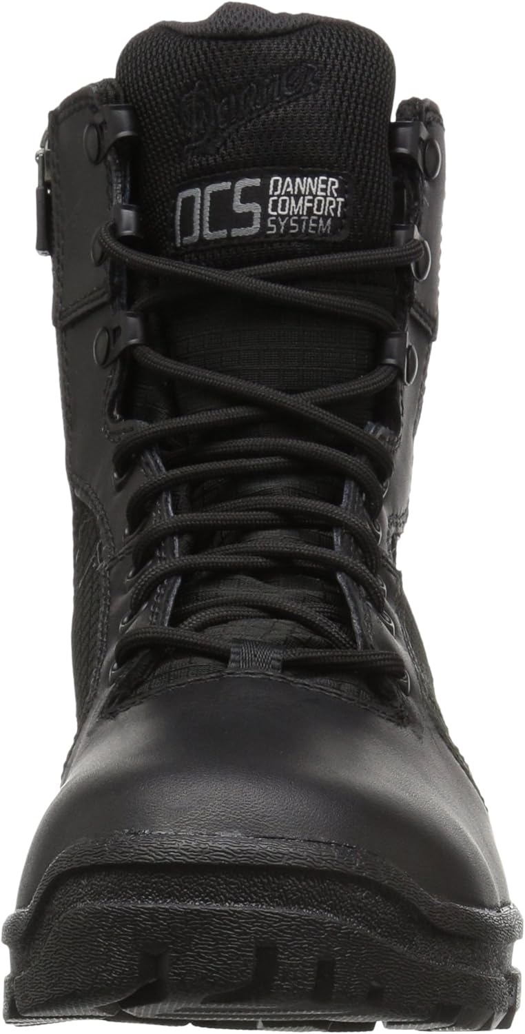 Danner Men's Lookout Side-Zip 8" Black Military & Tactical Boot: Shoes