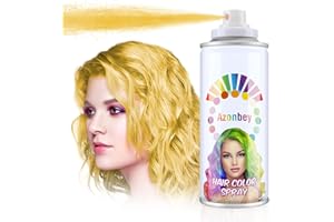 Azonbey Hair Wax,Temporary Hair Color Wax, Hair Color Dye Pomades,Washable Hair Coloring Natural Hair Strong Style Gel Cream Hair Dye for Party,Hollowen,Cosplay. (Blonde, 120ml)