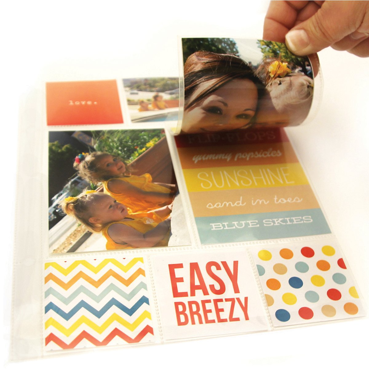 Simple Stories Snap Photo Flips for 6 x 8-Inch Binders, Multi-Colour, 0.3 x 11.43 x 18.41 cm