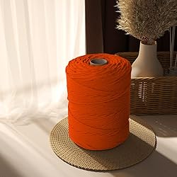 Macrame Cotton Cord 5mm x 328yds, ZUEXT Natural