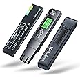 Water Quality Test Meter 4 in 1,TDS Thermometer,EC Digital Meter for Water Hydroponics,Accuracy ±2%,0-9999 ppm,LCD Backlight Display,Suitable for Domestic Water,Natatoria,Aquariums