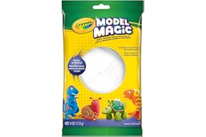 Crayola 113 gm Model Magic, White, School and Craft Supplies, Gift for Boys and Girls, Kids, Ages 3,4, 5, 6 and Up, Holiday T