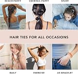 Kitsch Spiral Hair Ties 8pk Transparent No Crease No Damage view 8