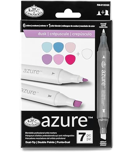 新品MARKER SQUADRON+ マグネットALEX BAULIEW 大処分 Amazon.com: Royal & Langnickel Azure, 7pc Dual-Tip, Alcohol Based