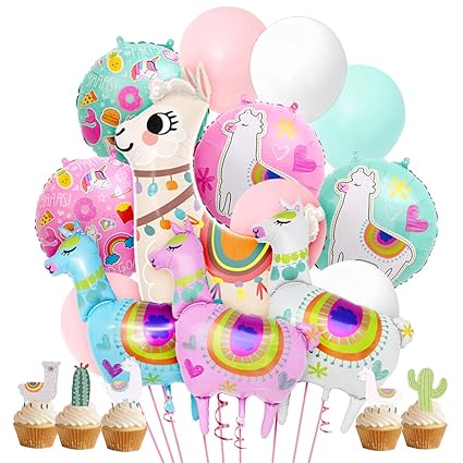 Amazon Com Kreatwow Llama Party Decorations Supplies For Baby