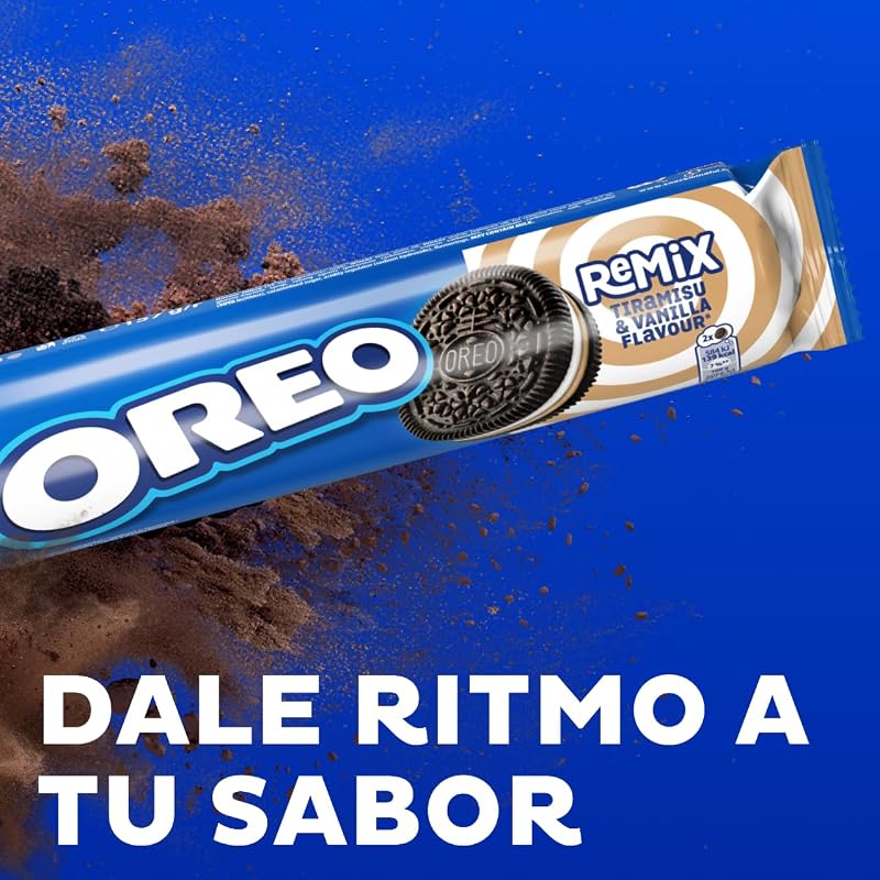 Remix sabor vainilla y tiramisú galletas rellenas, Pack 16 x 157g