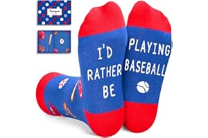 HAPPYPOP Sports Gifts for Kids - Soccer Baseball Basketball Hockey Volleyball Socks