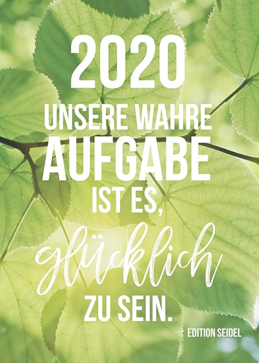 Edition Seidel Wochenkalender 2020, Tischaufsteller Geschenkbuch