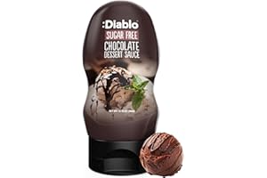 Diablo Sugar Free Dessert Sauce - Gluten-Free Syrup, Drizzle Sweetener, Keto Friendly Flavoring Topping, Perfect for Gifting,