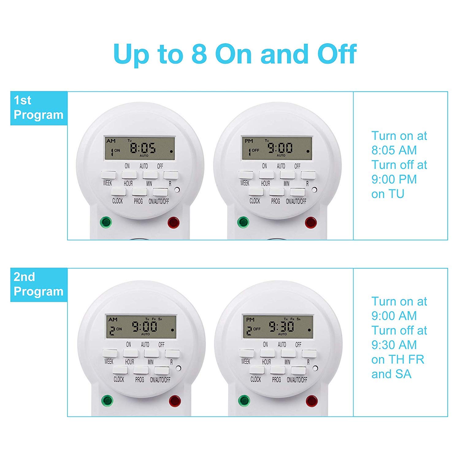 Weekly Programmable Timer , Digital LCD Power Weekly Programmable Timer ...