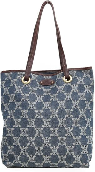Amazon Co Jp Celine セリーヌ マカダム トートバッグ 青 ブルー デニム ブランドバッグ 中古 Netshop 腕時計