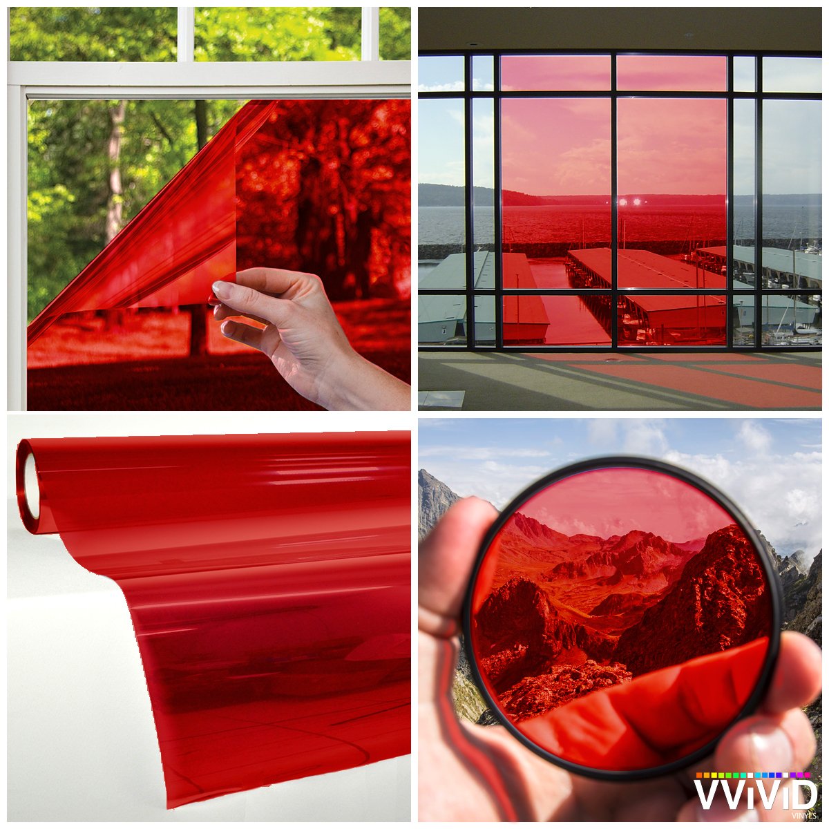 VViViD Transparent Colorful Vinyl Window Tinting