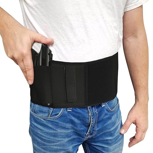 Belly Band Gun Holster Tactical Concealed Carry Pistol/Handgun Magazine