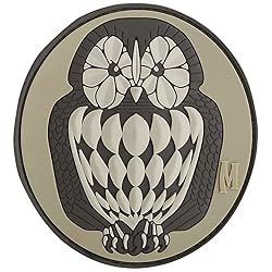 Maxpedition Gear Owl Patch, Arid, 3 x 2.75-Inch