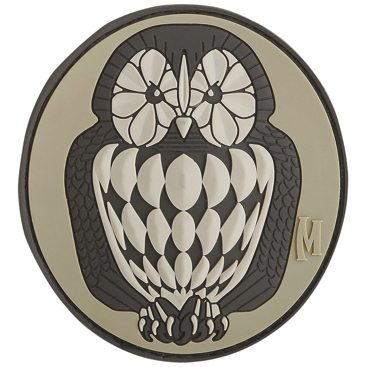 Maxpedition Gear Owl Patch, Arid, 3 x 2.75-Inch