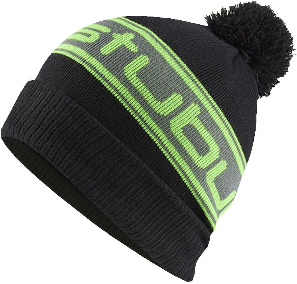 Stuburt Golf 2017 Stripped Pom Pom Thermal Beanie Mens Golf Winter