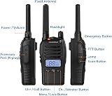 Baofeng BF-88ST Pro PMR446 Walkie Talkie 2 Pack LCD VOX Long Range view 3