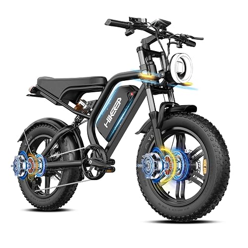 HiKeep Upgrade Dual Motor 1500W Peak X2 Electric Bike for Adults, 48V ...
