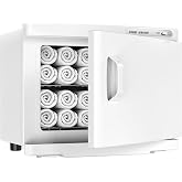 VERYTOP 23L White Large Commercial Towel Warmer for Esthetician Spa Salon | 1-2H Fast Heating, Fits 10-14 Towels, Aluminum In