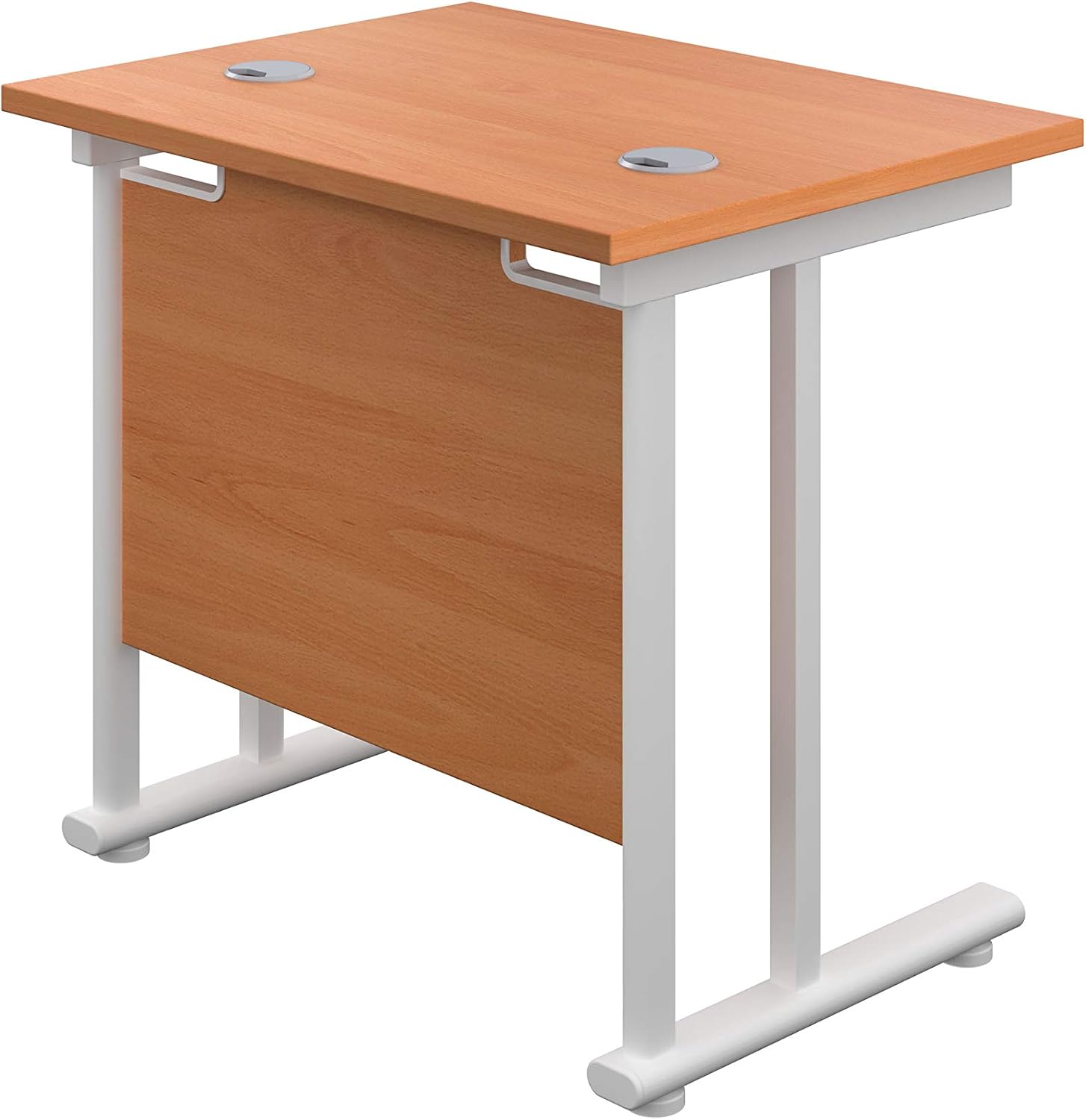 Office Hippo Heavy Duty Rectangular Cantilever Office Desk, Home Office Desk, Office Table, Integrated Cable Ports - Image 3
