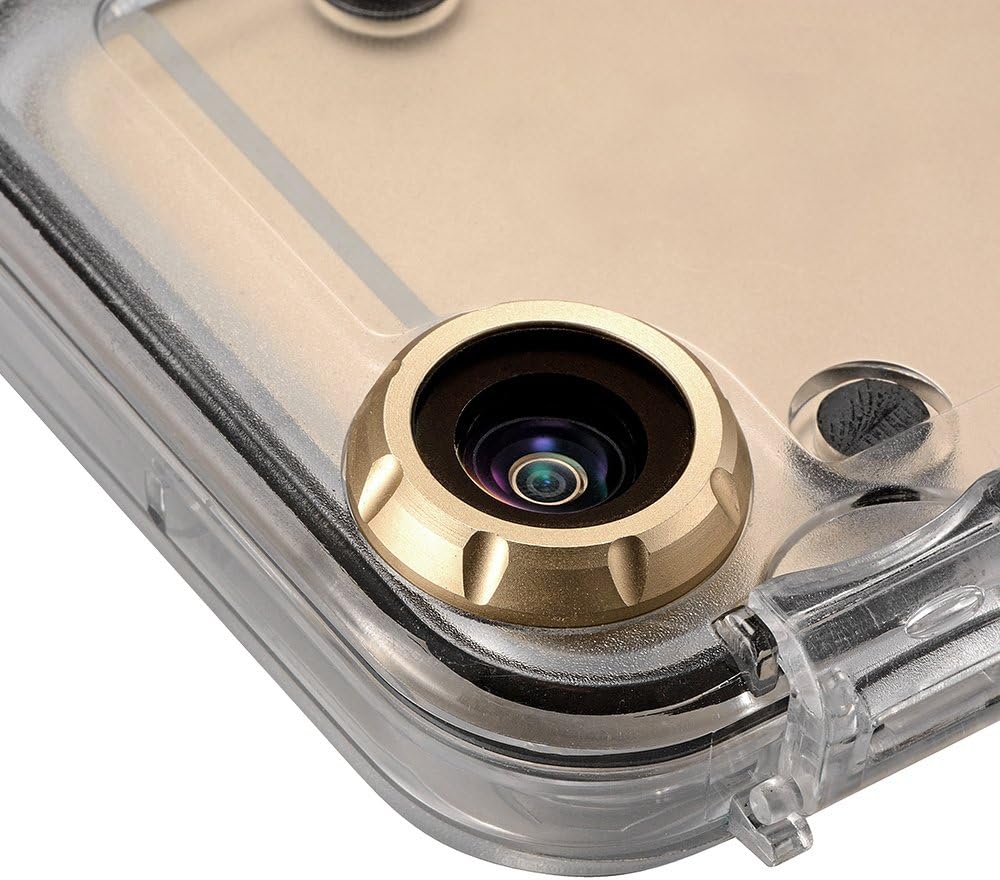 iPhone 6/6S Case: Patented Design - Mountable, Fully Sealed Water-Proof, Detachable Front/Back Covers, Shock-Proof, Overlay Lens in Different Colors