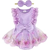 Baby Girl Clothes Infant Summer Outfits Cute Butterflies Mesh Ruffle Sleeveless Romper Headband Set 0-12 Months