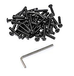 iexcell 50 Pcs M5 x 25 Thread Pitch 0.8 mm Alloy