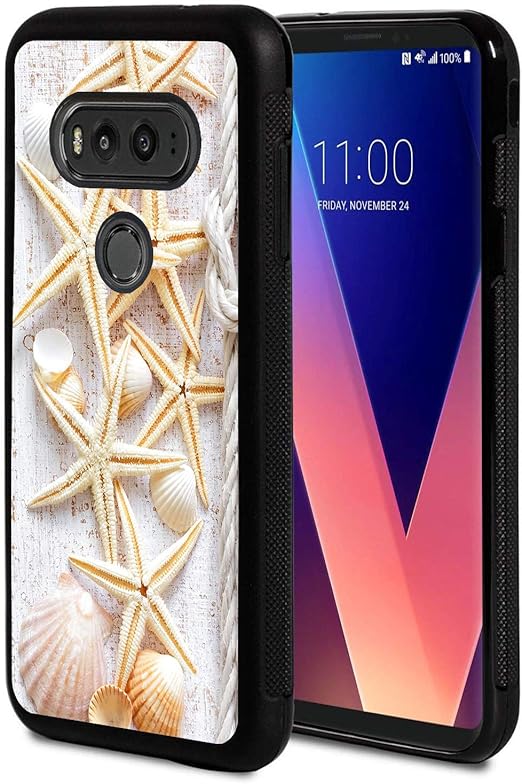 LG G6 Plus Case,Seashell Design 