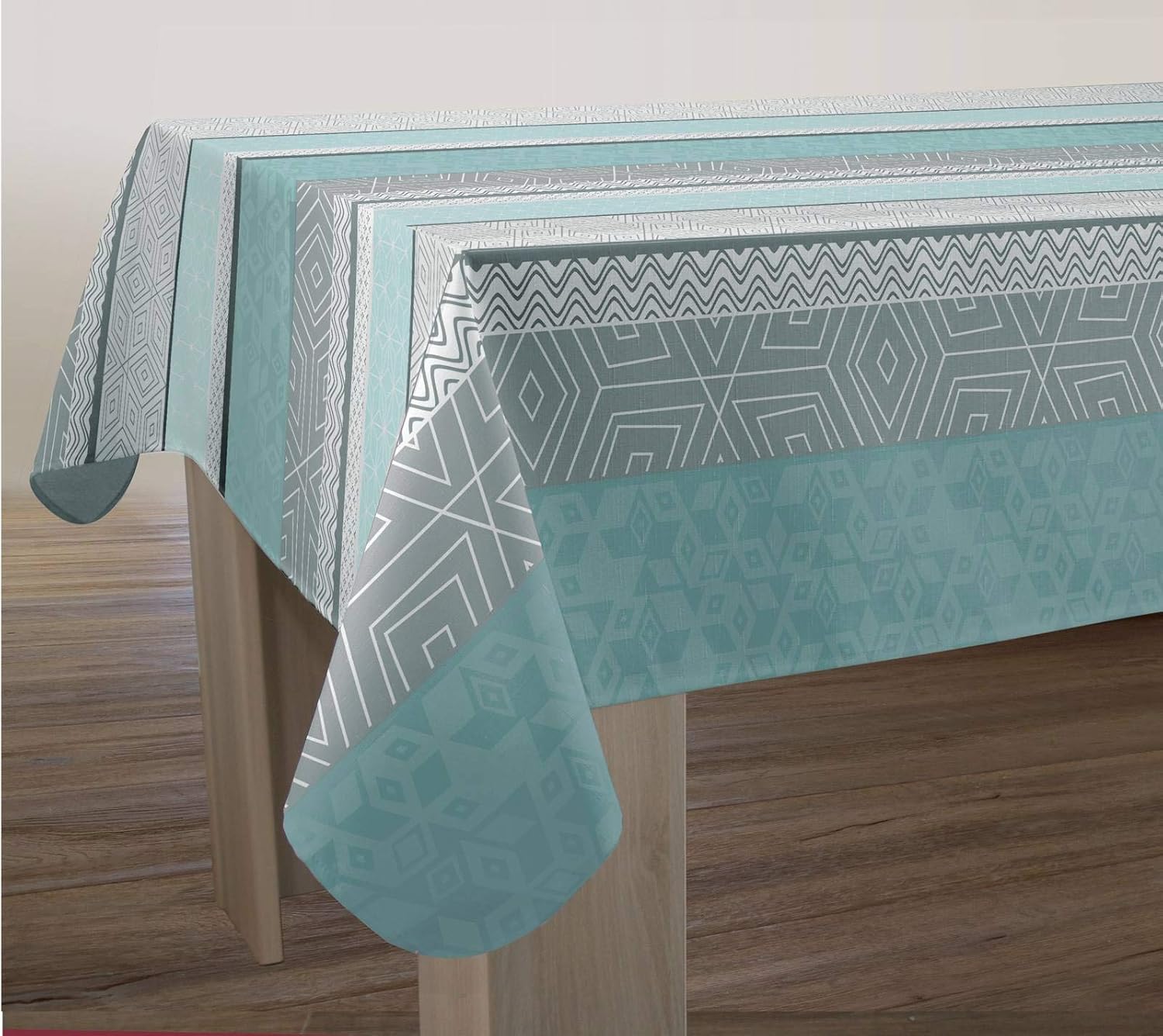 Napravi Rs Taille Nappe Anti Taches Leon Bleu Rectangle 150x240 Cm Linge De Table Literie Et Linge De Maison