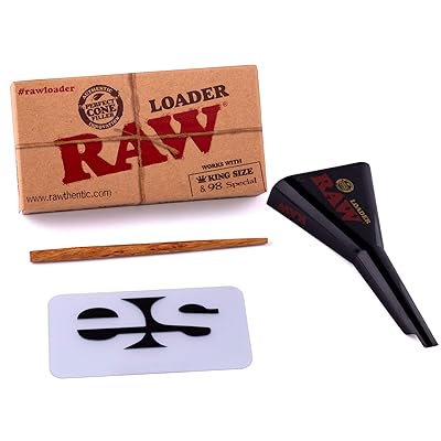 RAW King Size and 98 Special Size Cone Loader with Clear ES Scoop Card