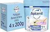 Aptamil Multigrain Banana & Berry Porridge Cereal 7+ Months 200 g (Pack of 4) view 1