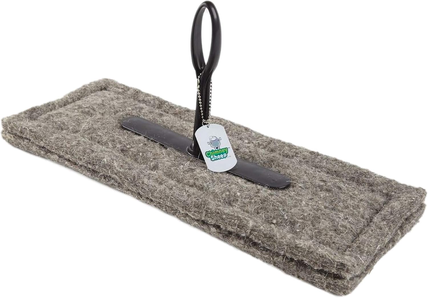 Chimney Sheep 6 x 16 Inch Oblong Chimney Draught Excluder, All Grey, 15cm x 40cm - Image 4