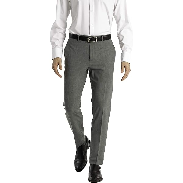 Pantalon Habillé Homme Kenneth Cole Reaction Noir Rayé Taille 37 - Neuf Avec étiquettes