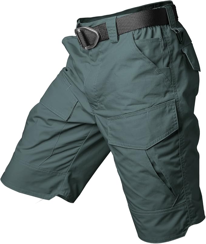 ReFire Gear Men's Tactical Cargo Shorts RipStop Camo Military Outdoor