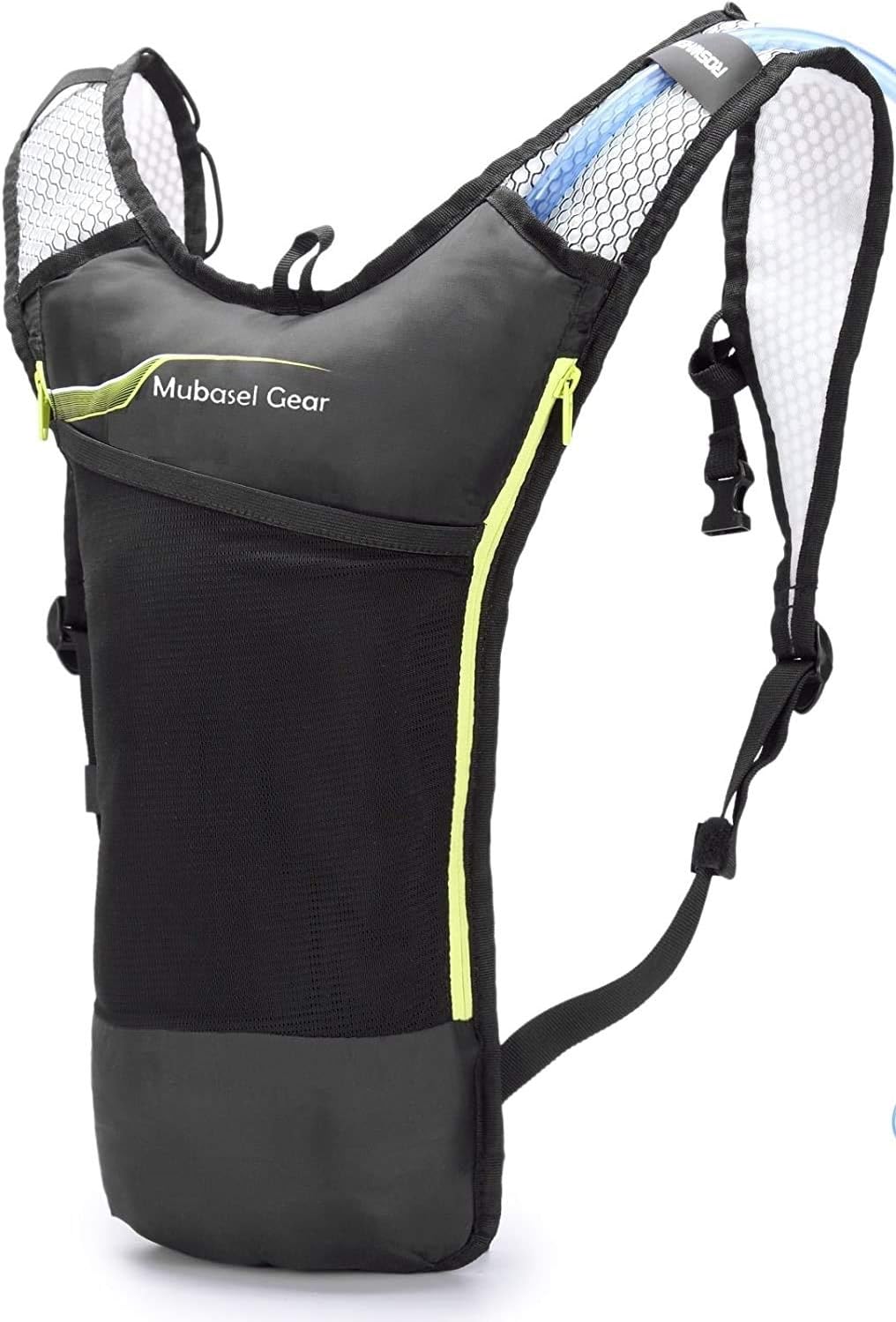 Mubasel Gear Hydration Backpack Pack with 2L BPA Free Bladder - Lightweight Pack Keeps Liquid Cool Up to 4 Hours - Great Storage Compartments - Outdoor Sports Gear for Running Hiking Cycling Skiing : Sports & Outdoors