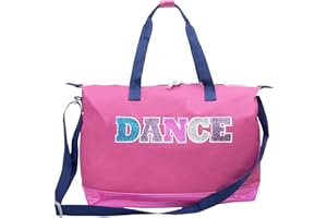 MADISON & DAKOTA Garment Dance Shoulder Bags for Girls, Teen Dancers, Costumes, Boys | Holographic Glitter Dance Bag for Kids