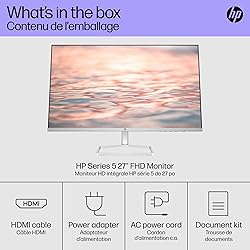 HP Series 5 27 inch FHD Monitor, Full HD Display