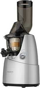 Kuvings Whole Slow Juicer B6000S - Higher Nutrients and Vitamins, BPA-Free Components, Easy to Clean, Ultra Efficient 240W, 60RPMs, Includes Blank Strainer-Silver (Renewed)