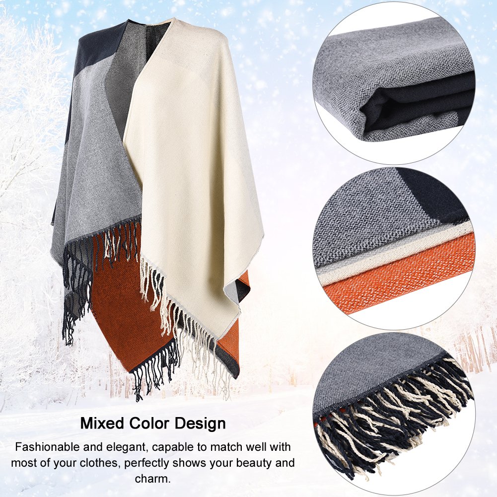 Vbiger Womens Ladies Vintage Scarf Pashmina Shawl Winter Wraps