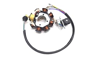 Chanoc 8 Poles Magneto Stator for 125cc 150cc 200cc 250cc ATV Quad Dirt Bike Pit Bike 4 Wheelers