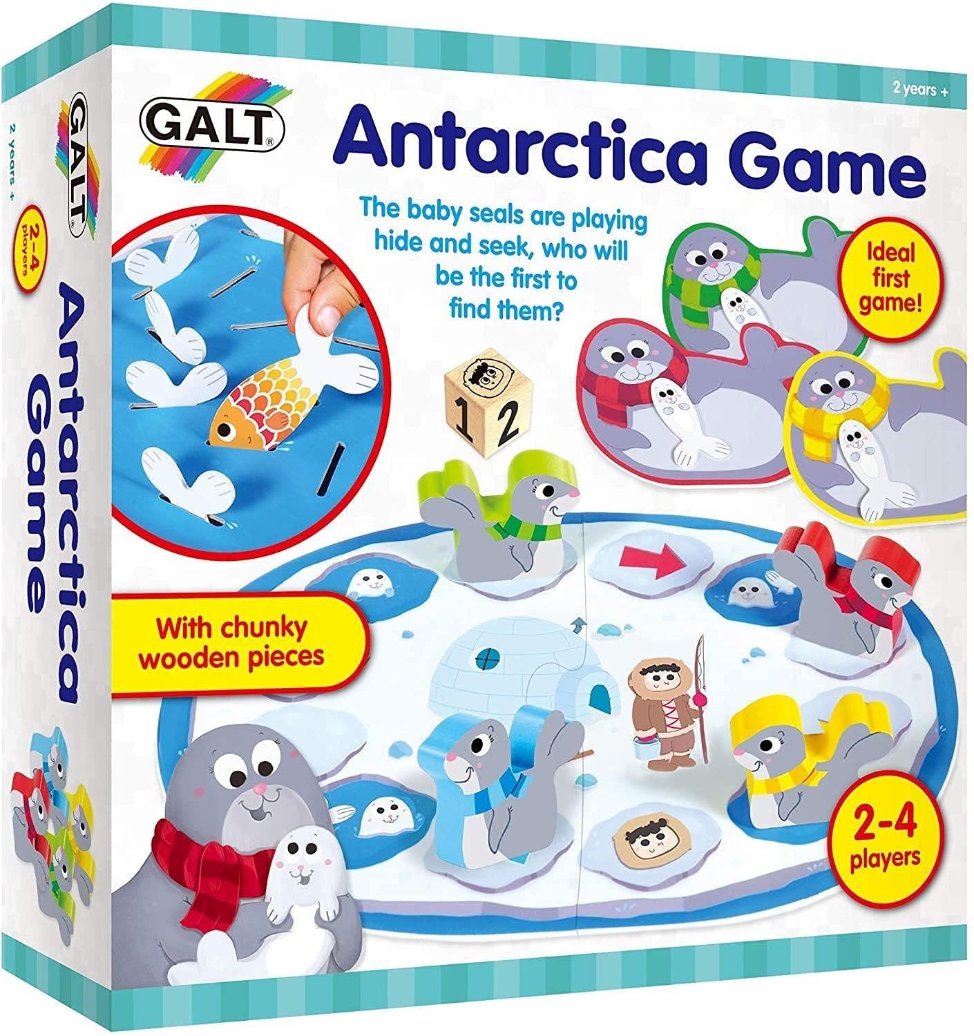 Galt Toys, Antarctica Game, Board Game for Young Kids, Ages 2 Years Plus, 2-4 Players