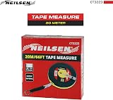 Neilsen CT3223-20m Tape Measure | Dual Scale Fibreglass Tape ABS Case view 2