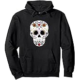 Day Of The Dead Colorful Sugar Skull Design Bundle Pullover Hoodie