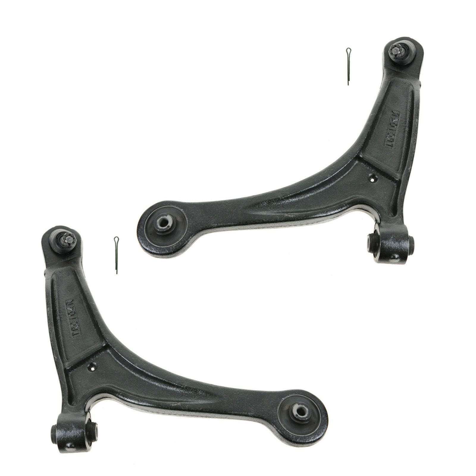 TRQ Front Lower Control Arm with Ball Joint Set Compatible with 2006-2014 Honda Ridgeline Image