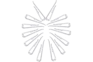 JSEHCHYA 850PCS Clear Alligator Clip with Teeth,Transparent Plasic Shape Clothespings Shirt Fixing Packing Clip for Fabric Ties Socks Pants Shirts or Sewing Room Keep It Flat (850)