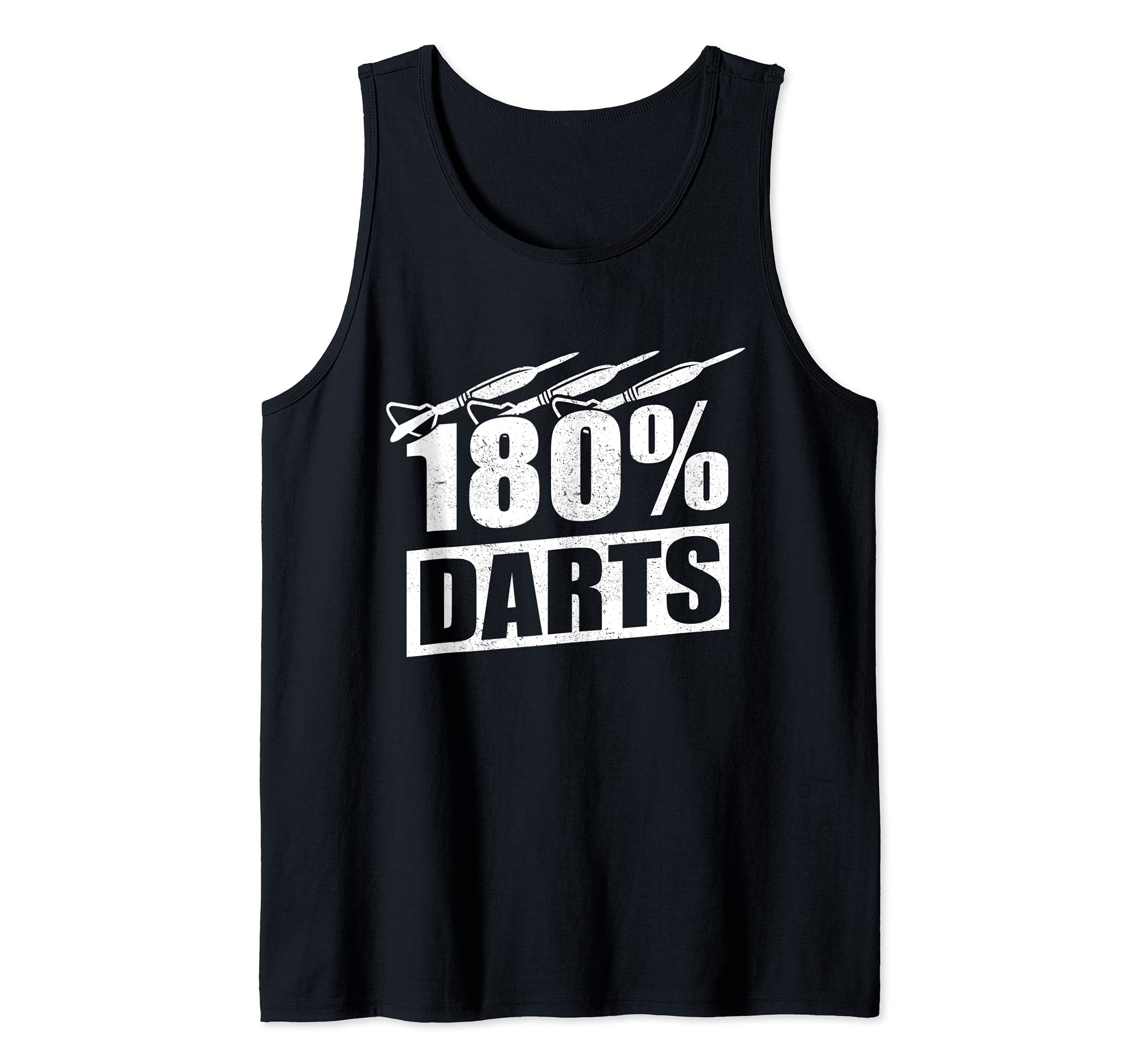 - 180% darts - Funny dart player dart dart Tank Top