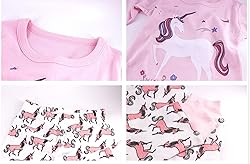 Pajamas for Girls Unicorn Sleepwears for Kids