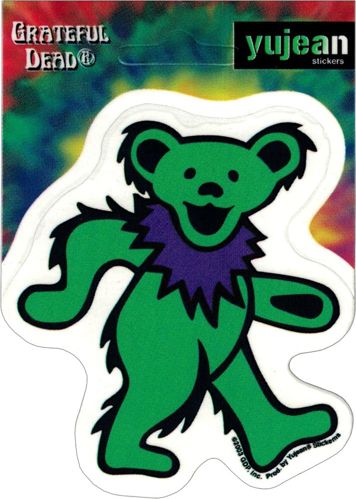 green grateful dead bear